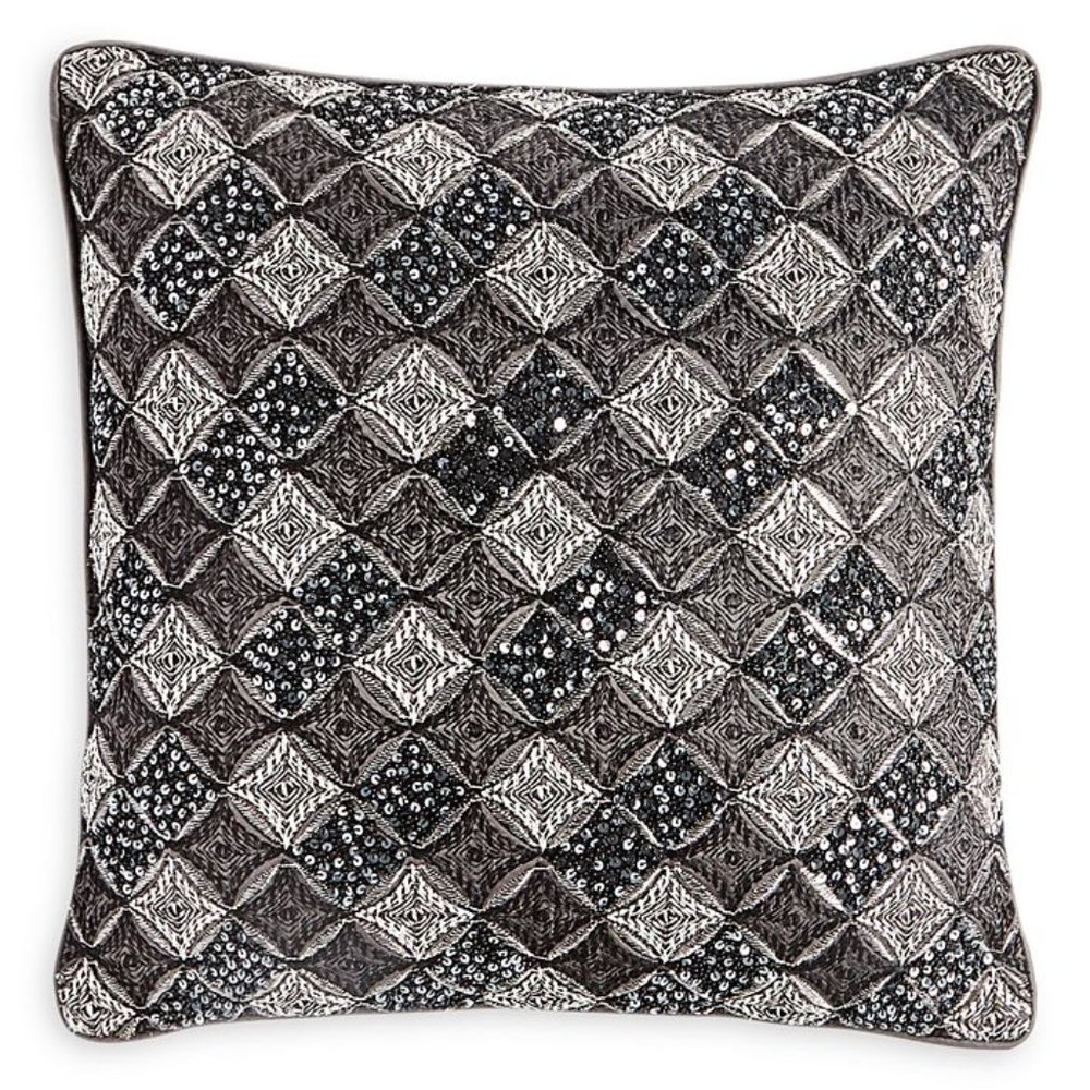 Hudson Park Collection Deco Fan Decorative Pillow, 16" x 16"